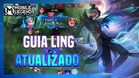 COMO JOGAR DE LING ATUALIZADO | COMBOS, BUILD, EMBLEMA E GAMEPLAY | Mobile Legends