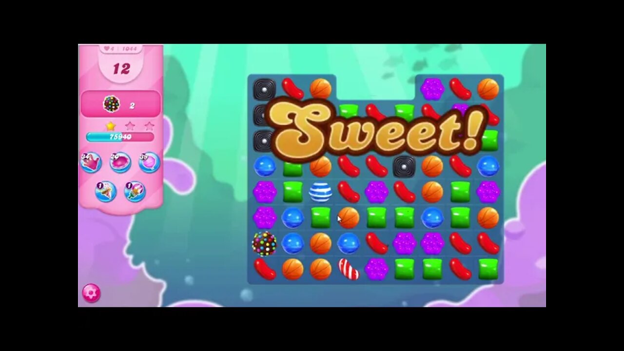 Candy Crush Saga Level 1044