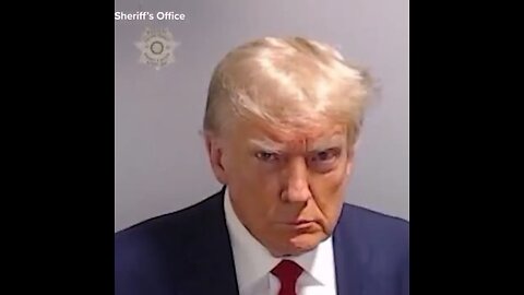 Former President Donald Trump's booking photo released