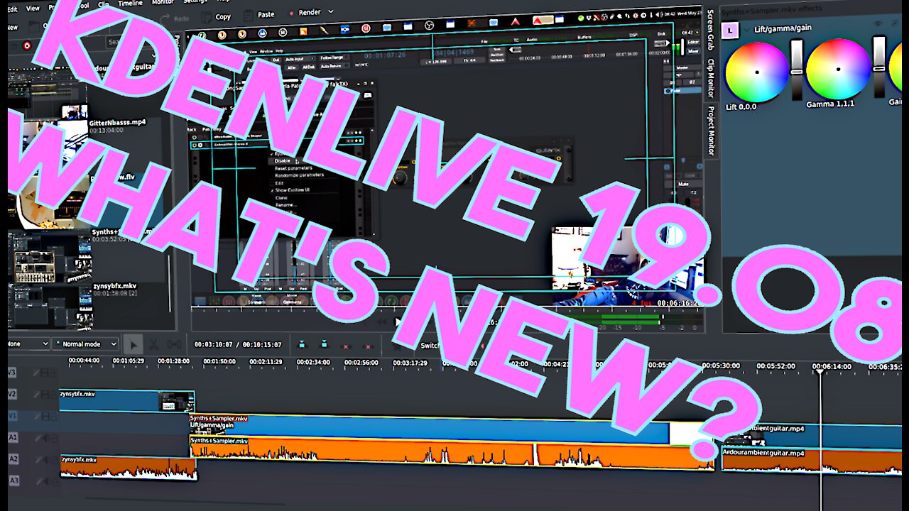 Kdenlive 19.08 What's New?!