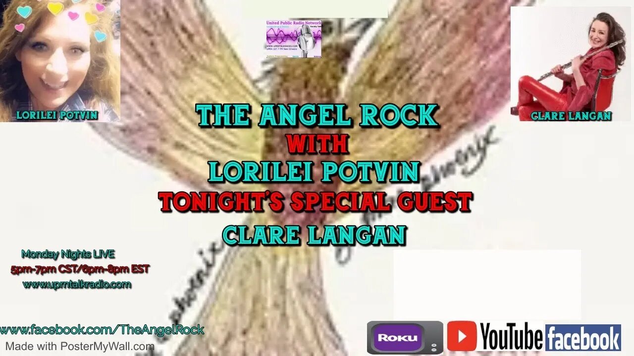 The Angel Rock with Lorilei Potvin & Guest Clare Langan