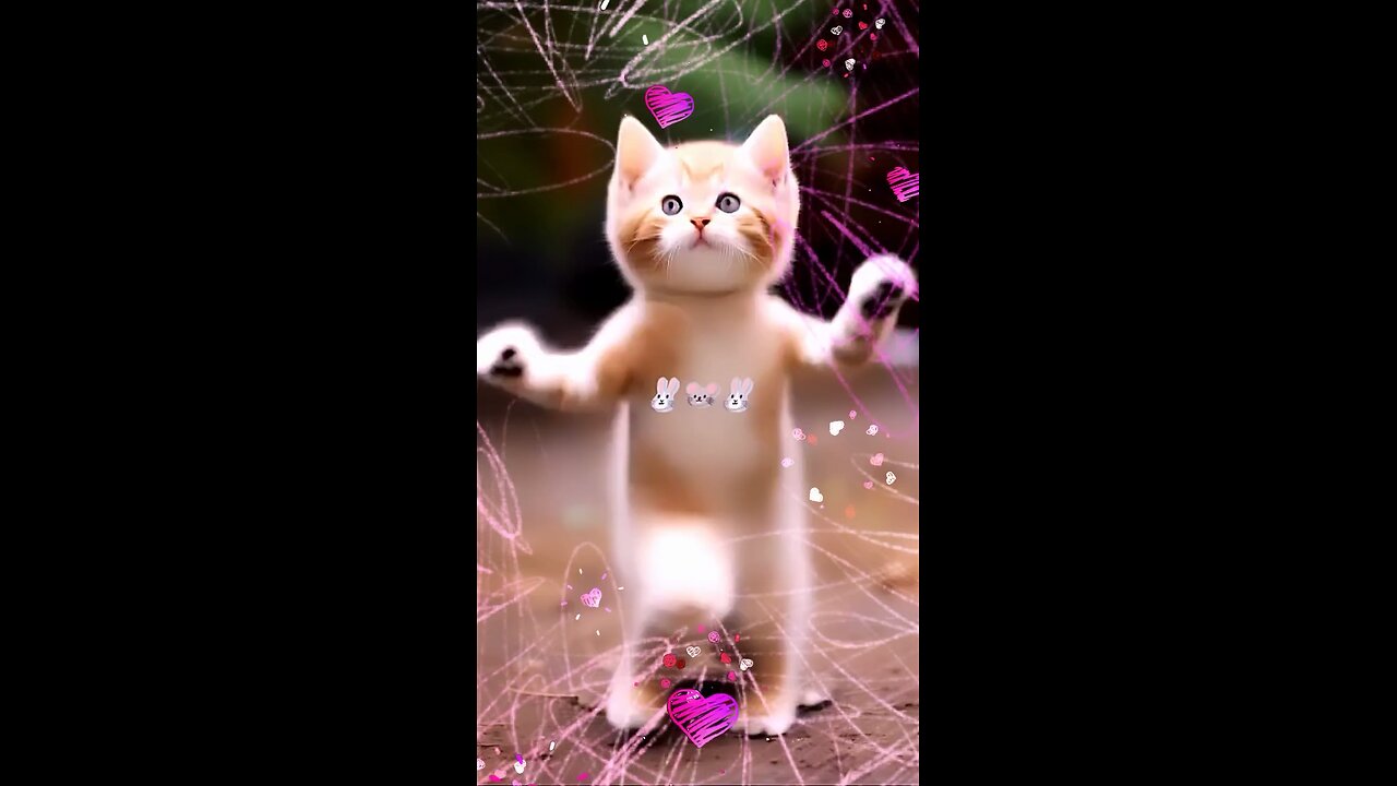 Dancing cat