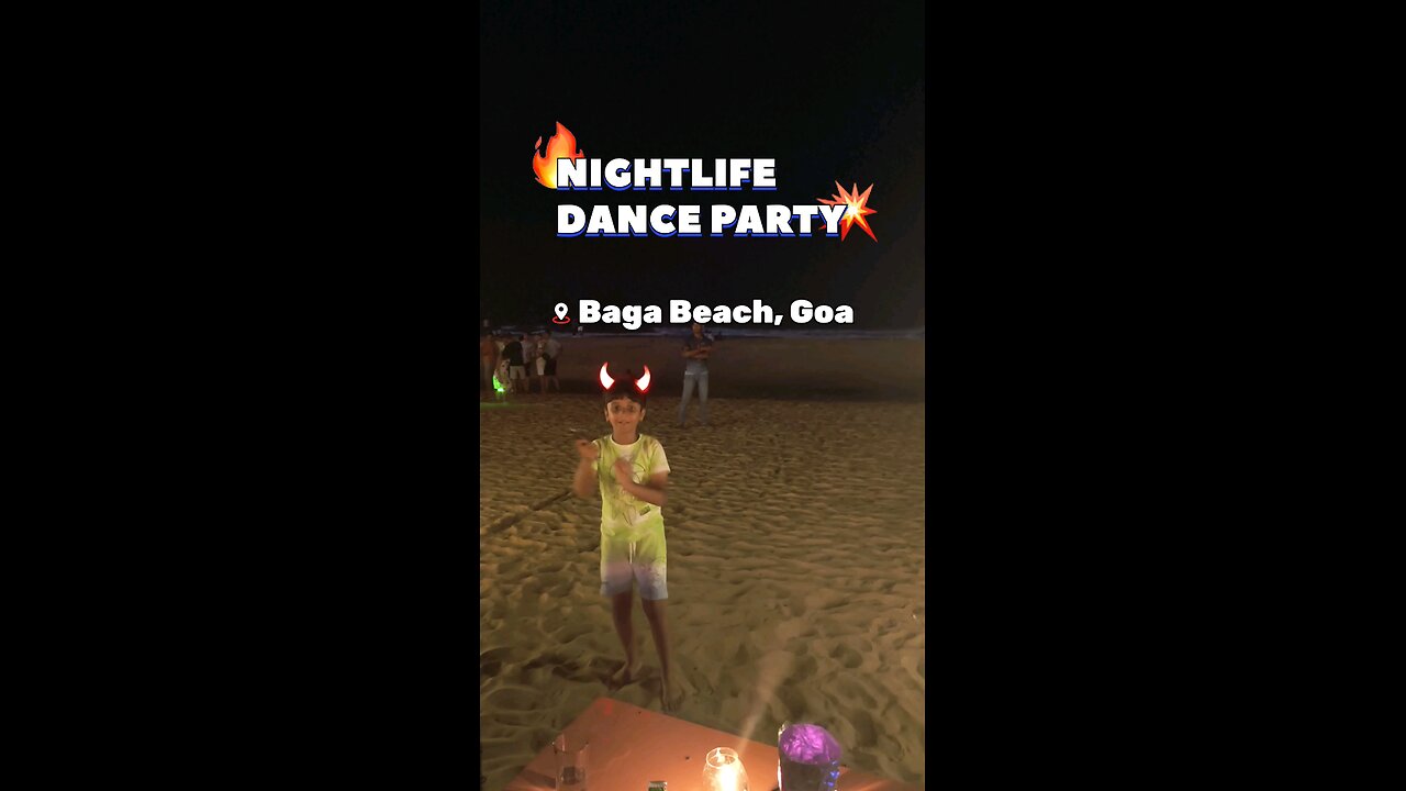 Baga Beach After Dark: Dancing to DJ Beats in Goa's Beach Shacks!🌴🎶