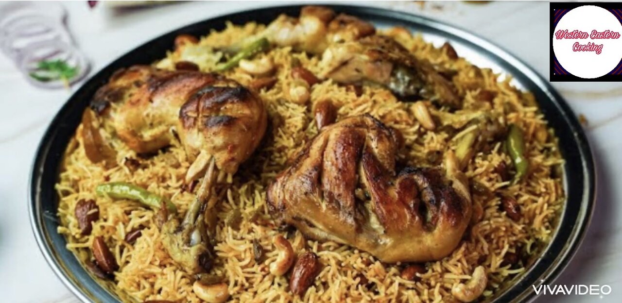 Arabian Kabsa Rice|Chicken Kabsa Biryani