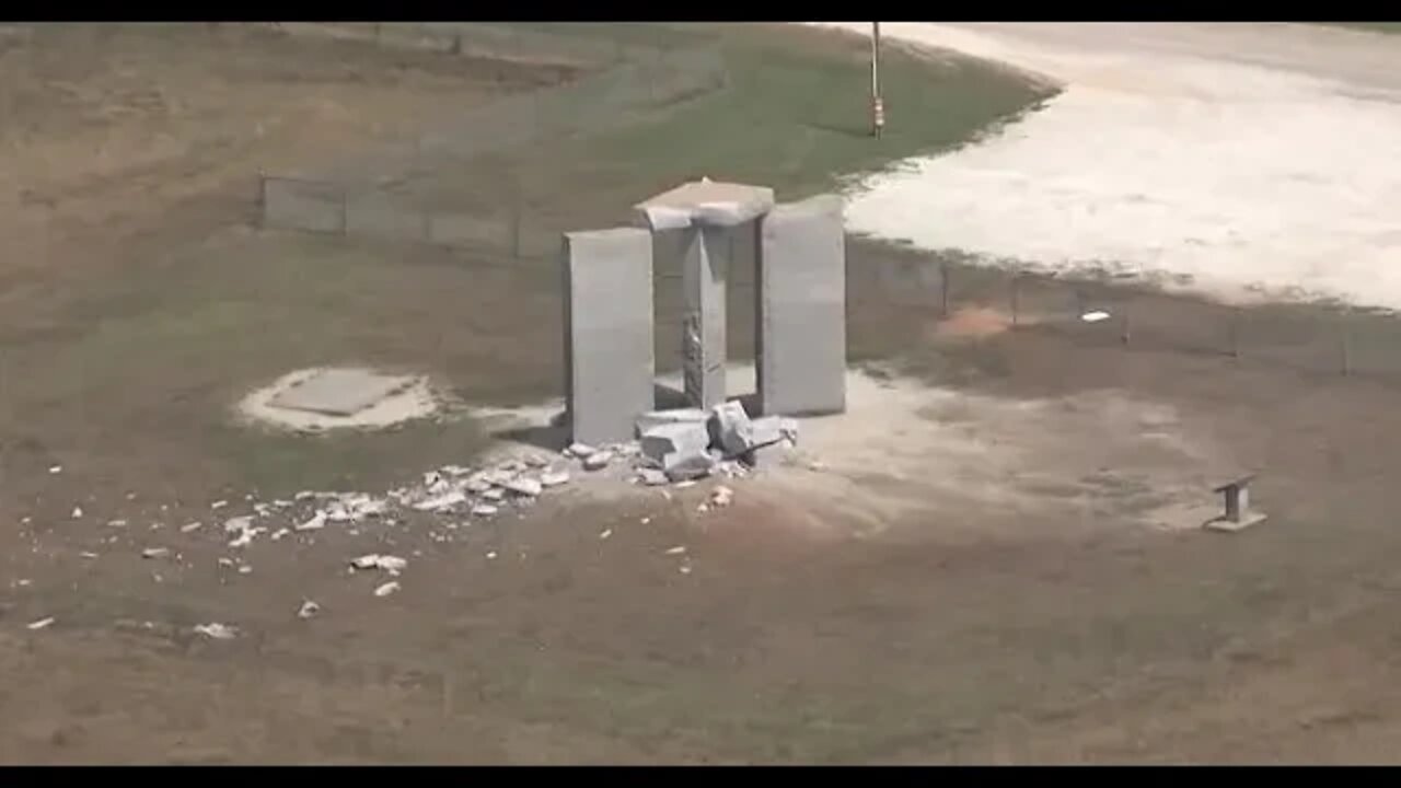 Georgia Guidestones Monument BOMBED (EXOTERIC EDITION)