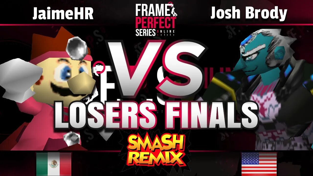 FPS3 Online Losers Finals - RG | JaimeHR (Dr. Mario) vs. Josh Brody (Ganondorf) - Smash Remix