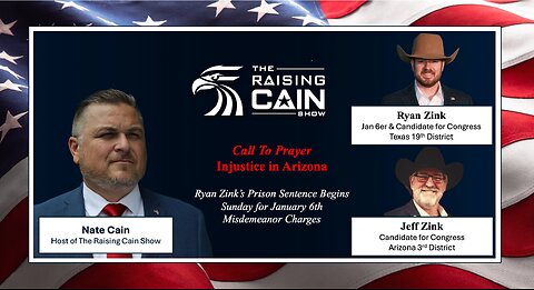 ⚖️Injustice in Arizona: Ryan Zink’s Prison Sentence Begins Sunday for Jan 6 Misdemeanor Charges🇺🇸