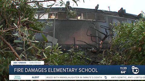 3 classrooms at Paradise Hills school damaged by fire