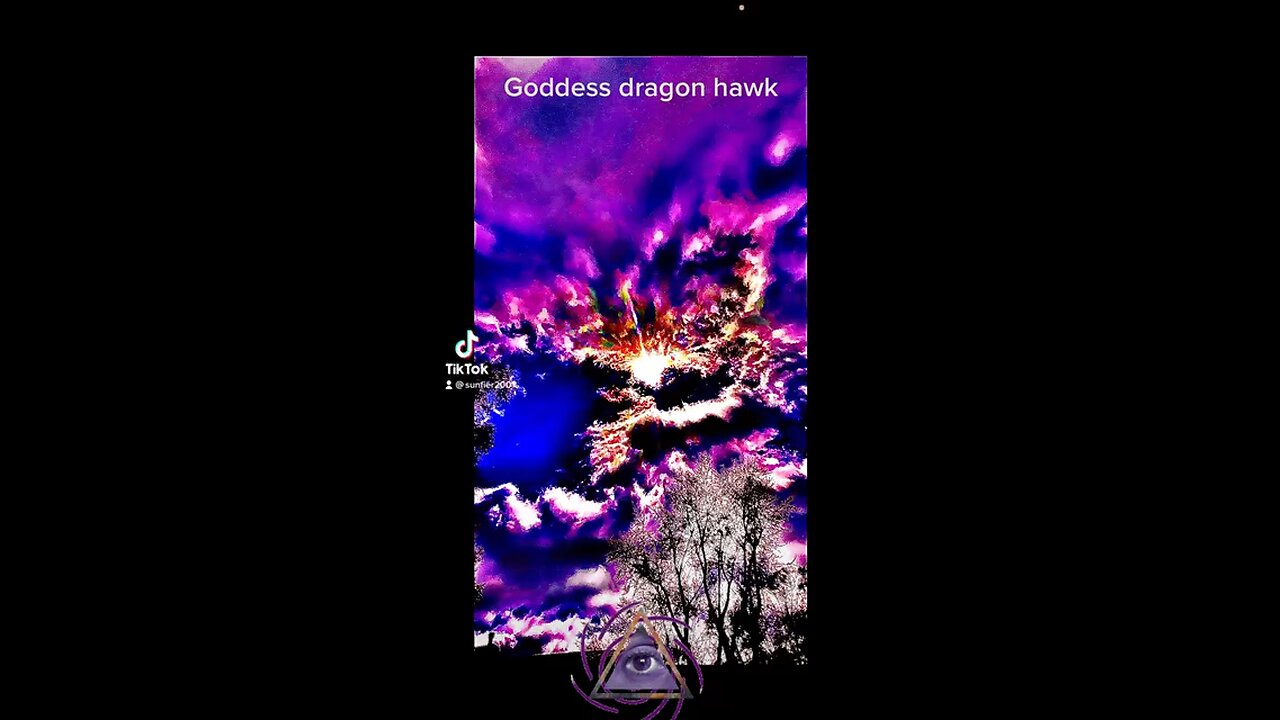 Goddess in the clouds