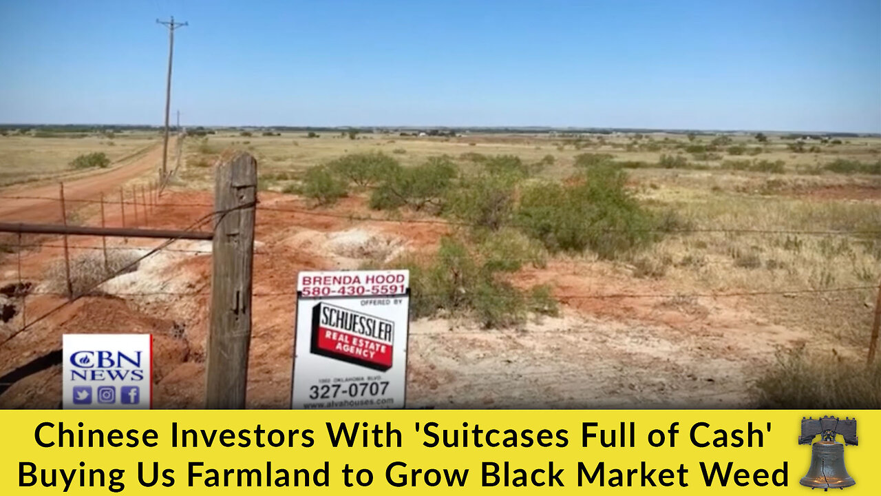 Chinese Investors With 'Suitcases Full of Cash' Buying Us Farmland to Grow Black Market Weed