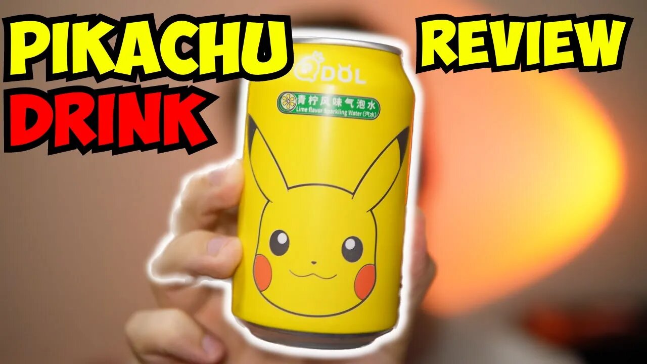 QDOL POKEMON Sparkling Drinks Pikachu Lime Review