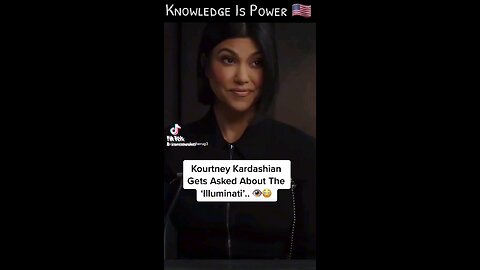 Kourtney Kardashian Gets Asked About The 'Illuminati'