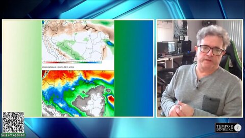 Meteorologia indica chuvas no Sul e NE com áreas de frio e geadas mais amplas