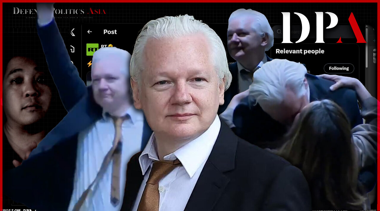 Julian Assange is FREE - Confirmed ...but JOURNALISM is in danger.