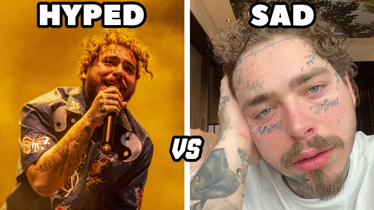 Post Malone - HYPED vs SAD