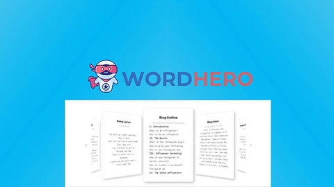 WordHero Lifetime Deal