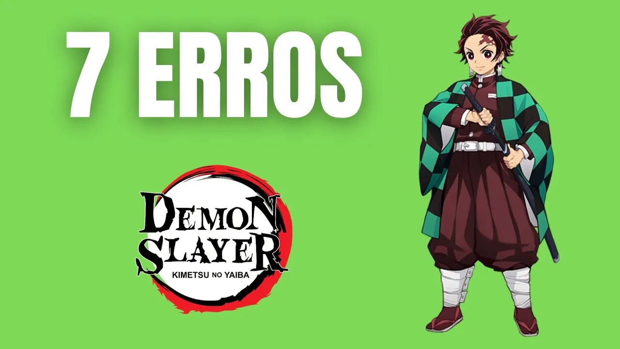 JOGO DOS 7 ERROS DE DEMON SLAYER - ENCONTRE OS 7 ERROS DE KIMETSU NO YAIBA