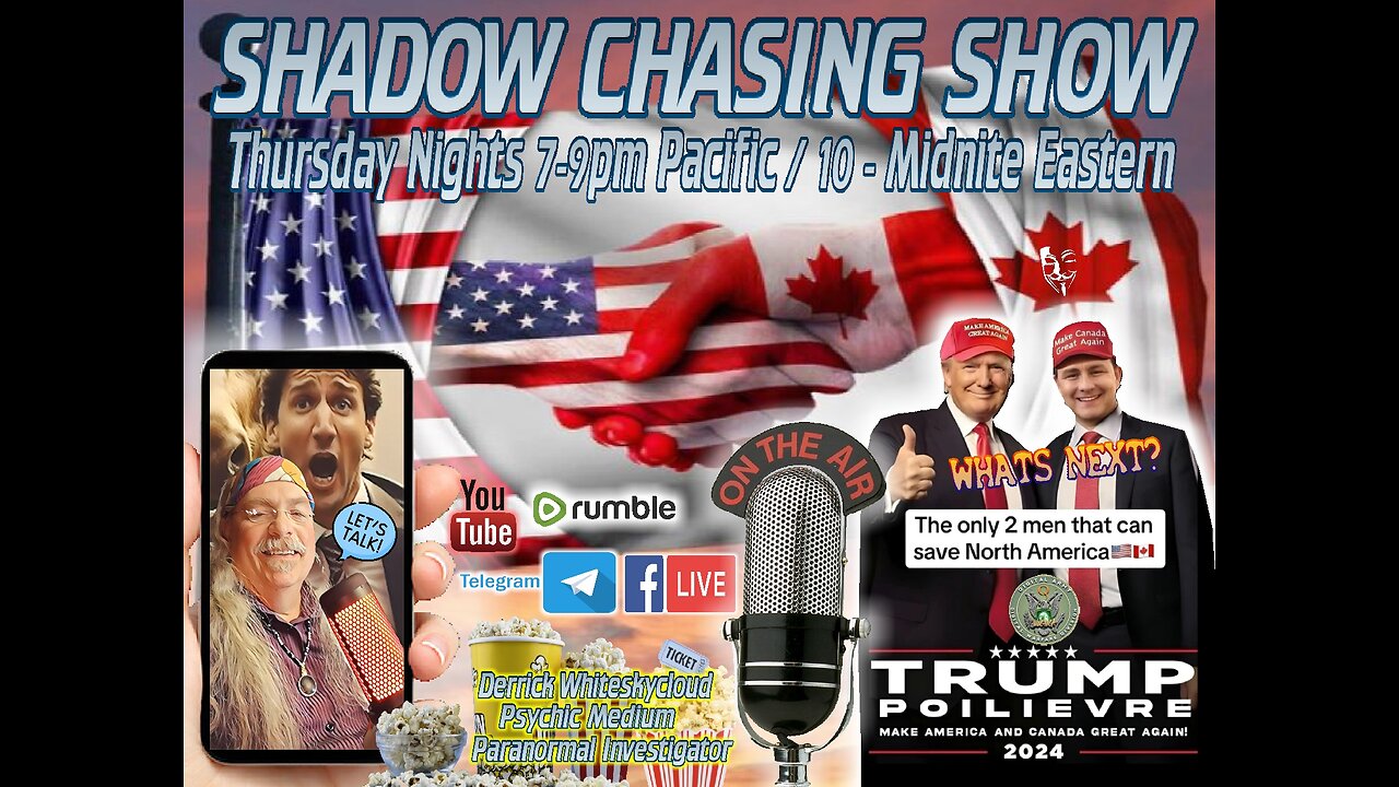 SHADOW CHASING SHOW 7-11-2024 ELECTION WHO'S IN & WHO'S OUT?