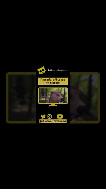 Há demanda para ferramentas anti-censura? - #shorts #bitcoinheiros