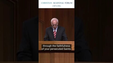 John MacArthur - Prayer When Persecuted in Christ’s Name - Christian Response Forum #shorts