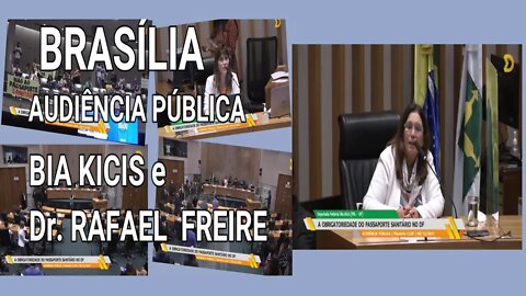 BRASÍLIA URGENTE BIA KICIS E RAFAEL FREIRE ADV, ENQUADRAM O PASSAPORTE SANITÁRIO