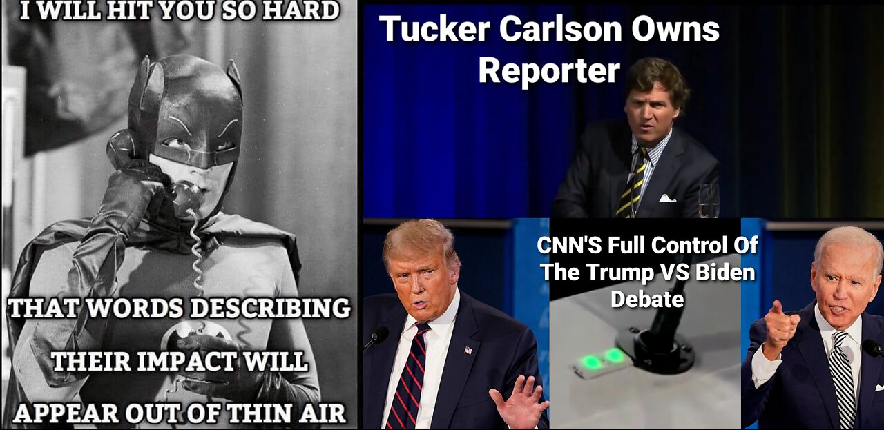 Tucker Carlson Owns Reporter, Trump VS Biden Debate, Bowman Lost Fallout, Terminator Robot