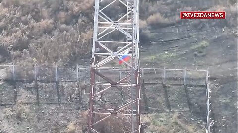 La bandera rusa a 20 kilómetros de Kupyansk, en la ciudad liberada de Kruglyakovka