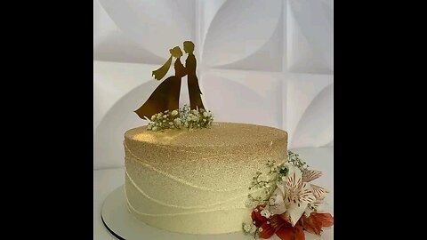 Wedding and birthday cake