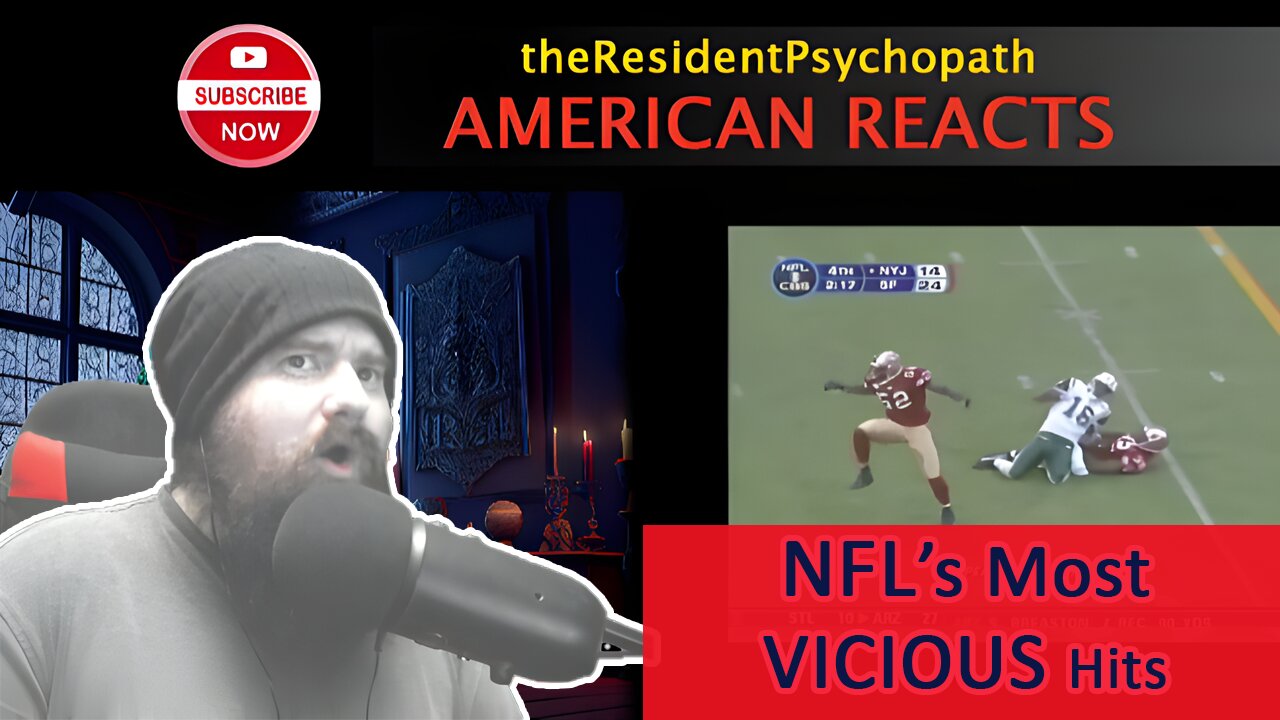 American Reacts to the NFL's Most "Vicious" Hits in Football History + AFL Comments