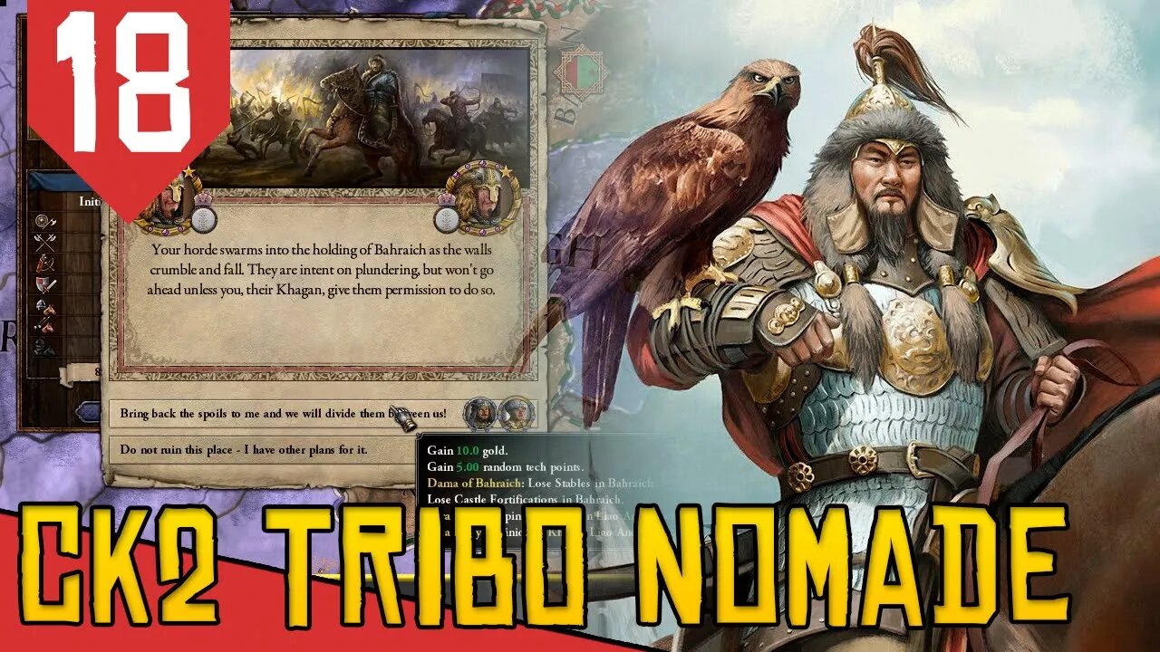 Irritando o Mundo Só de Zoas - CK2 Steppe Nomad Budista #18 [Série Gameplay Português PT-BR]