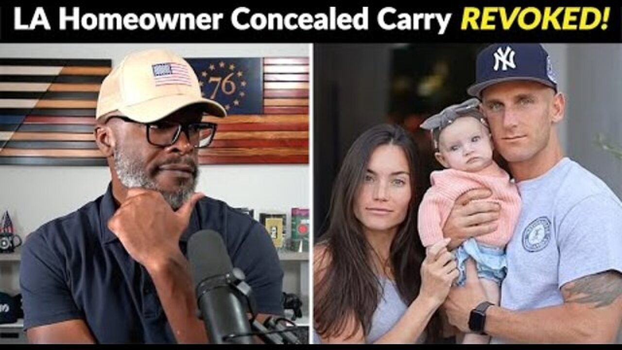 ARMED LA HOMEOWNER SAYS HIS CONCEALED CARRY PERMIT WAS SUSPENDED!