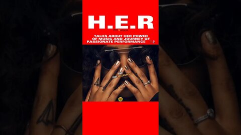 H.E.R wasn’t in music for fame she wanted U to feel and connect to #her story 💛 #Get2steppin