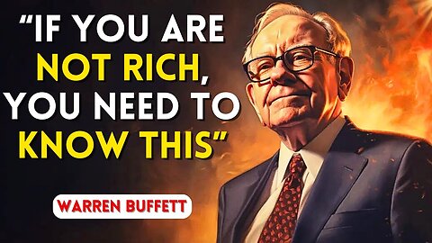 "Getting RICH being EMPLOYED is EASY" Follow these 5 GOLD STEPS! - Warren Buffett