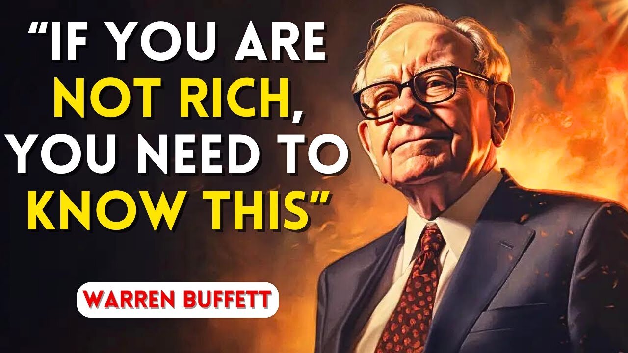 "Getting RICH being EMPLOYED is EASY" Follow these 5 GOLD STEPS! - Warren Buffett