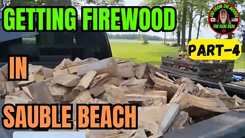 08-13-24 - Sauble Beach Camping Trip - Getting Firewood In Sauble Beach - Part-4