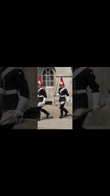 Blues and royals change over #horseguardsparade