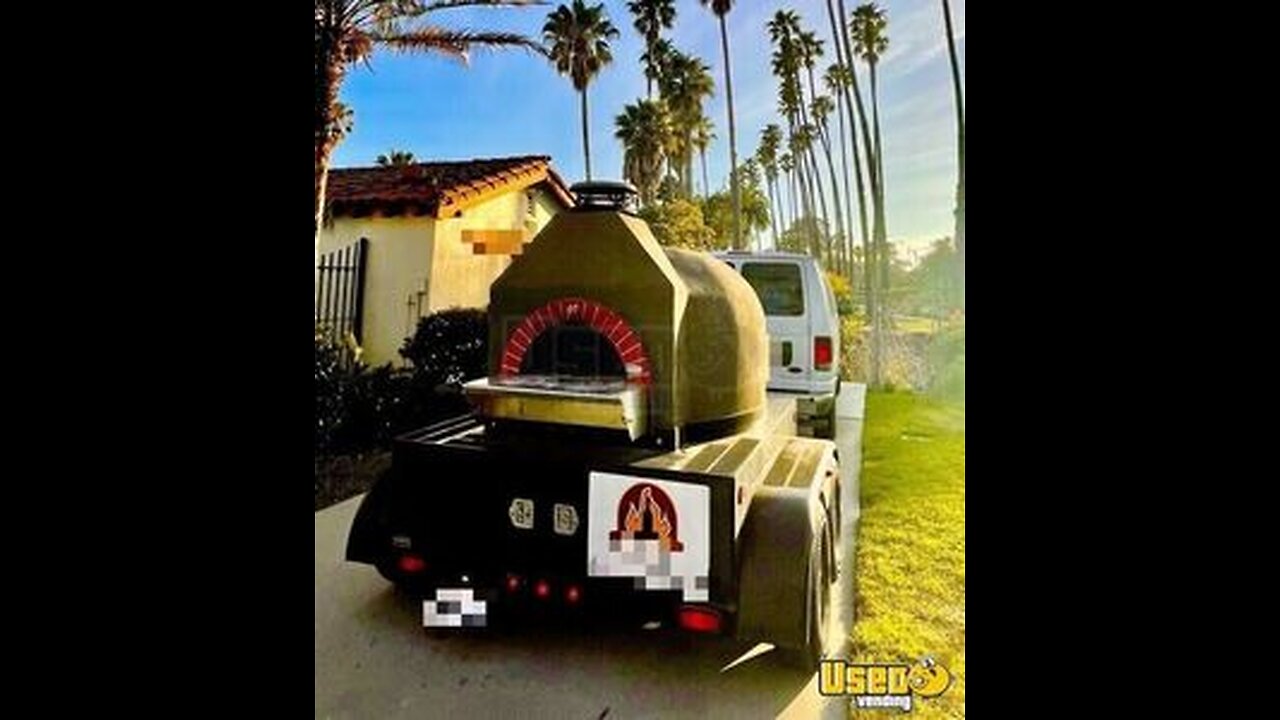 2013 Mugnaini Mobile Wood-Fined Pizza Oven w/ Trailer for Sale in California!