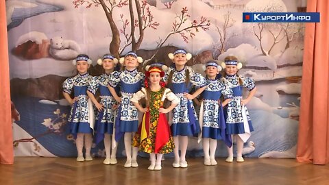 На хореографическом фестивале Детский сад №17 представил танец, посвящённый смене времён года
