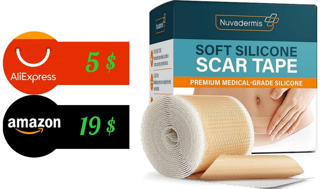 Silicone scar tape