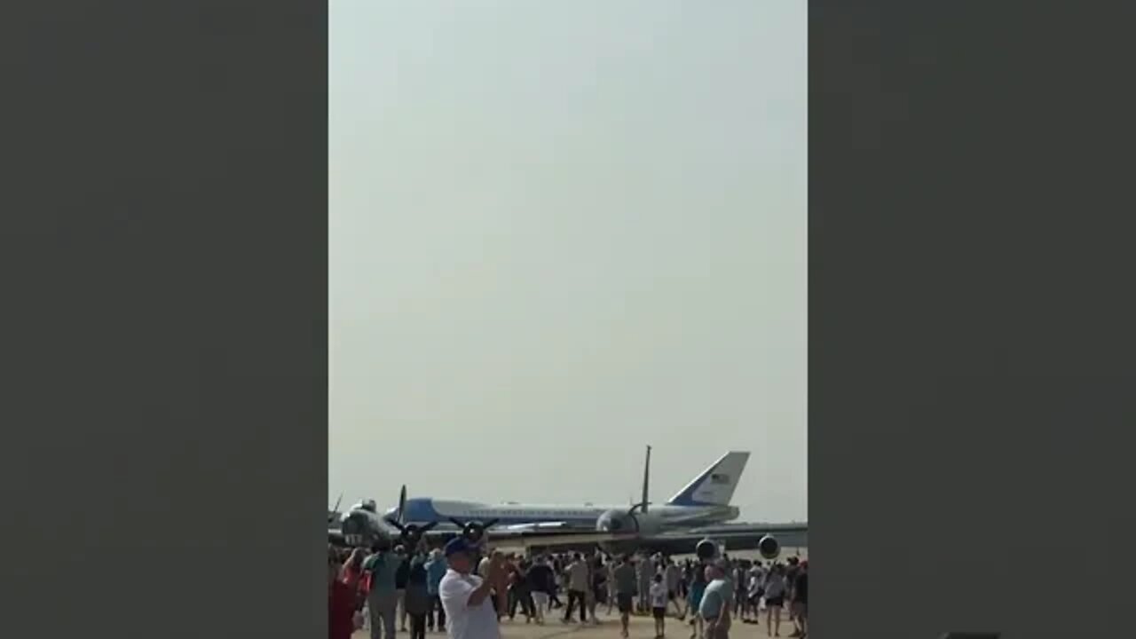Biden Taking Off To Go To The Queens Funeral #Shorts ✈