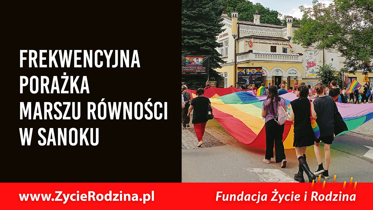 Frekwencyjna porażka Marszu Równości w Sanoku