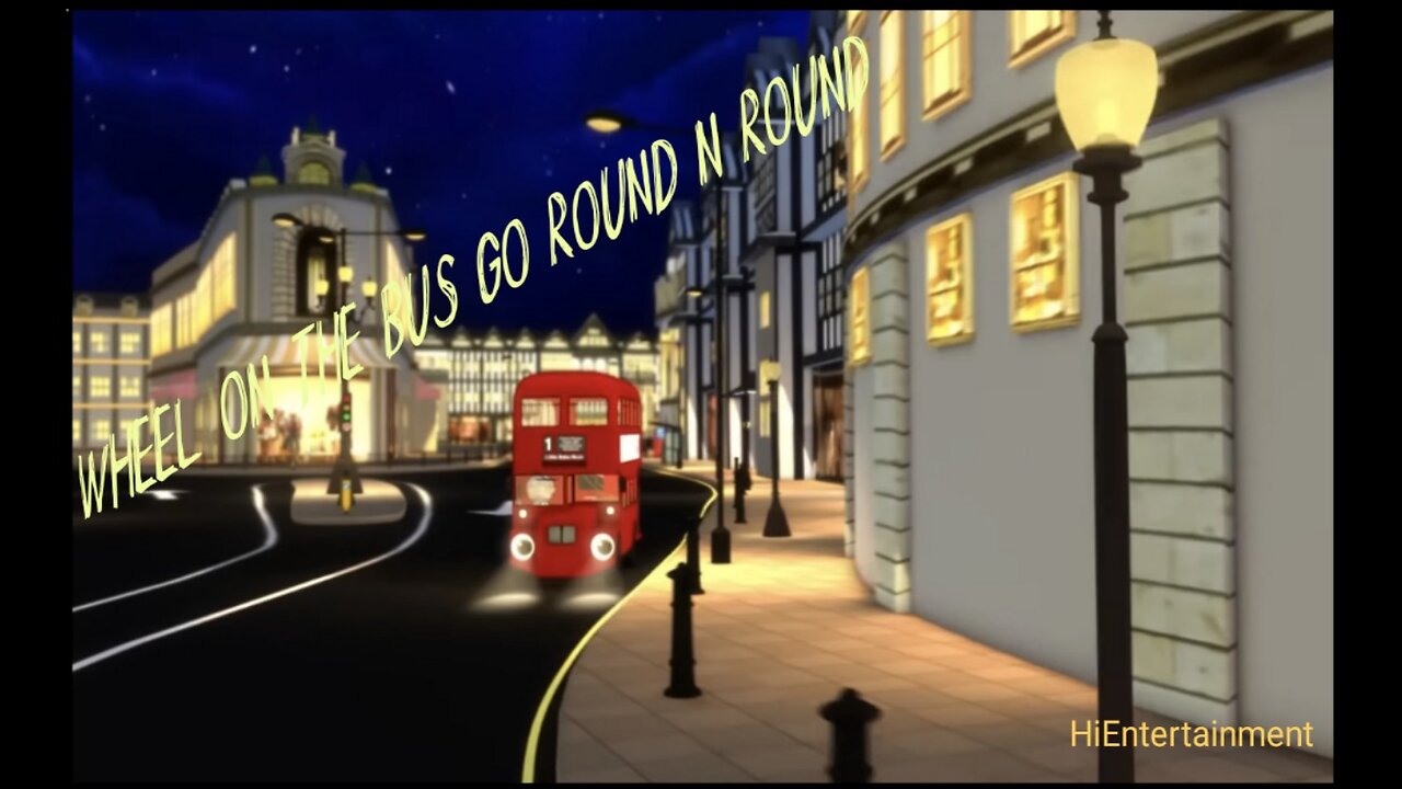 Wheel on the bus go round n round | Nursery Rhymes & Kids Songs