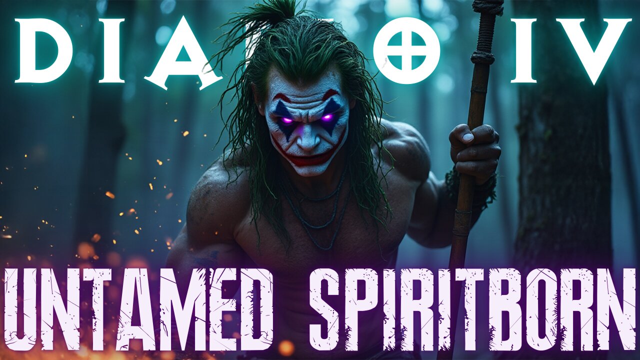 😈 Diablo 4 - UNTAMED SPIRITBORN [DROPS ON/TWITCH]