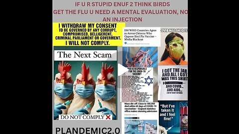 HERE COMES FAKE BIRDFLU PLANDEMONIC2.0 (REUP HERDINGHUMANITY)