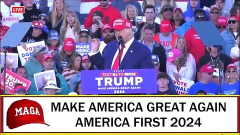 4 minutes of President Trump MAGA RALLY 2024