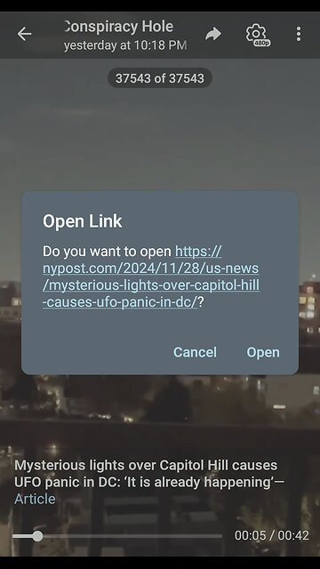 News Shorts: Mysterious Lights were Over Washington D.C.