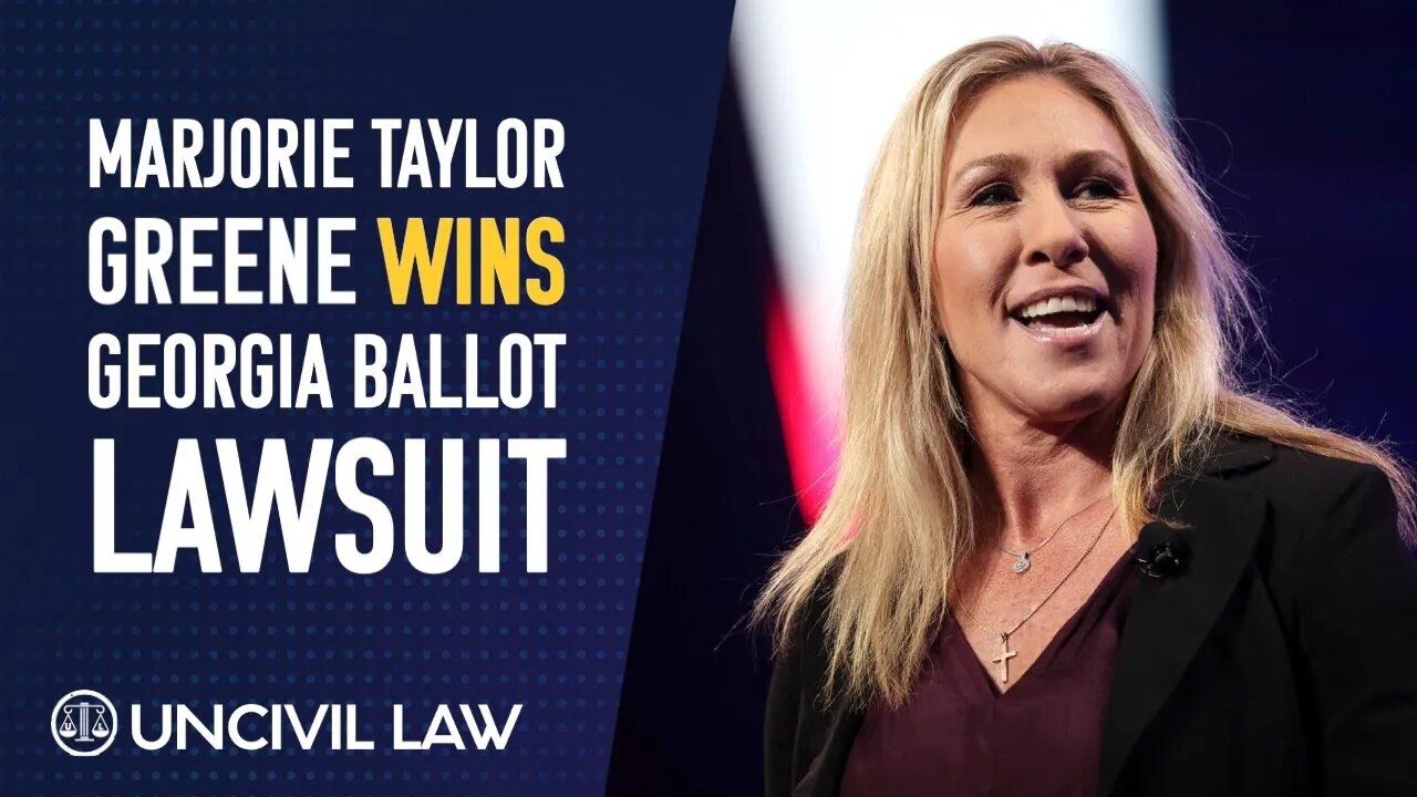 Marjorie Taylor Greene Wins Ballot Access, and all the 14th amendment stupid