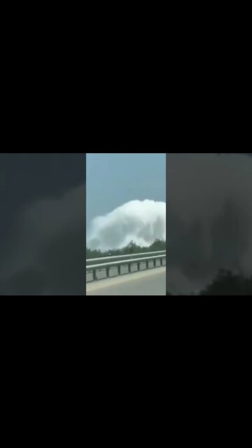 La explosión de una tubería de agua creo este espectáculo Azerbaiyán