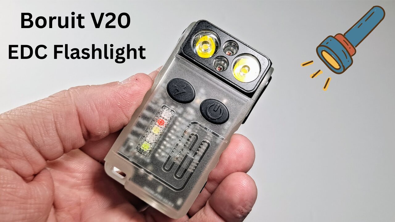 Boruit V20 EDC Flashlight