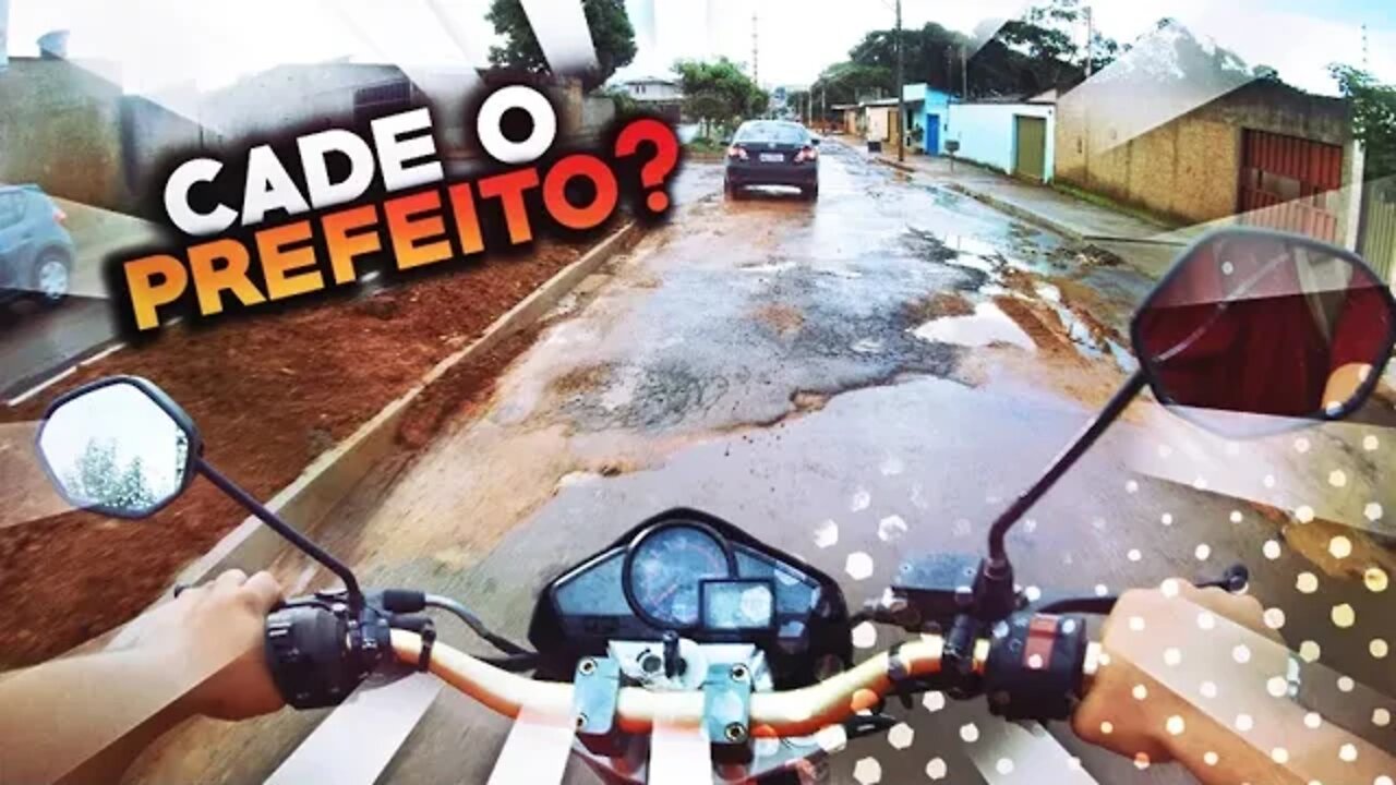 É PRA ISSO QUE PAGAMOS IMPOSTOS CARÍSSIMOS? *muitos buracos*